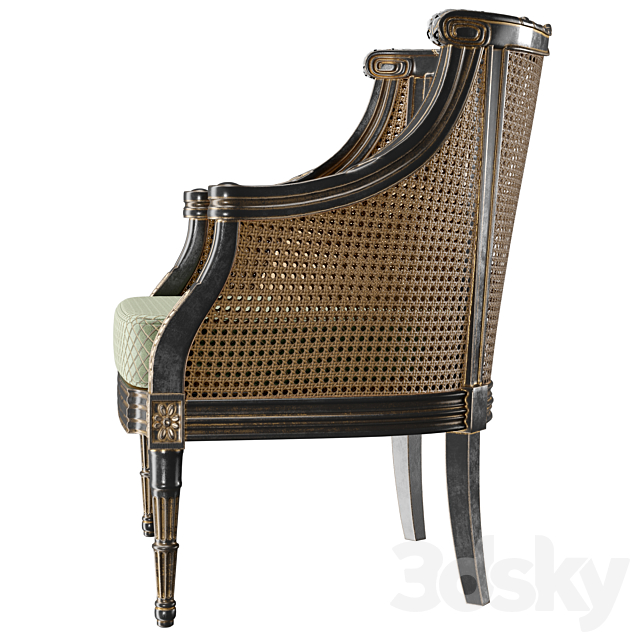 SOFA ĐƠN CỔ ĐIỂN LOUIS 16 (Arm chair Vittorio Grifoni 2271)